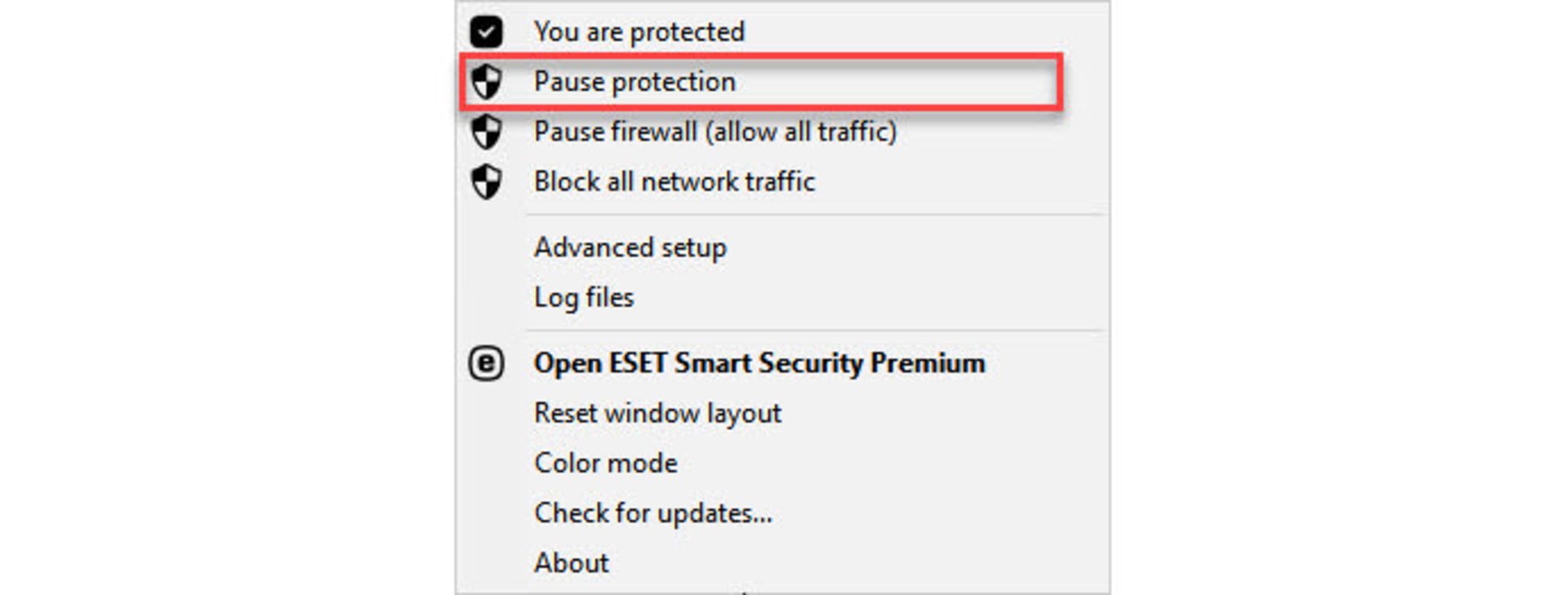 روش غیرفعال کردن آنتی ویروس ESET 