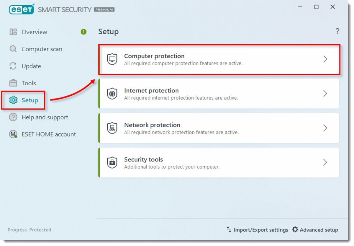 روش غیرفعال کردن آنتی ویروس eset 