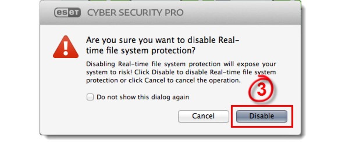 روش غیرفعال کردن آنتی ویروس eset در مک