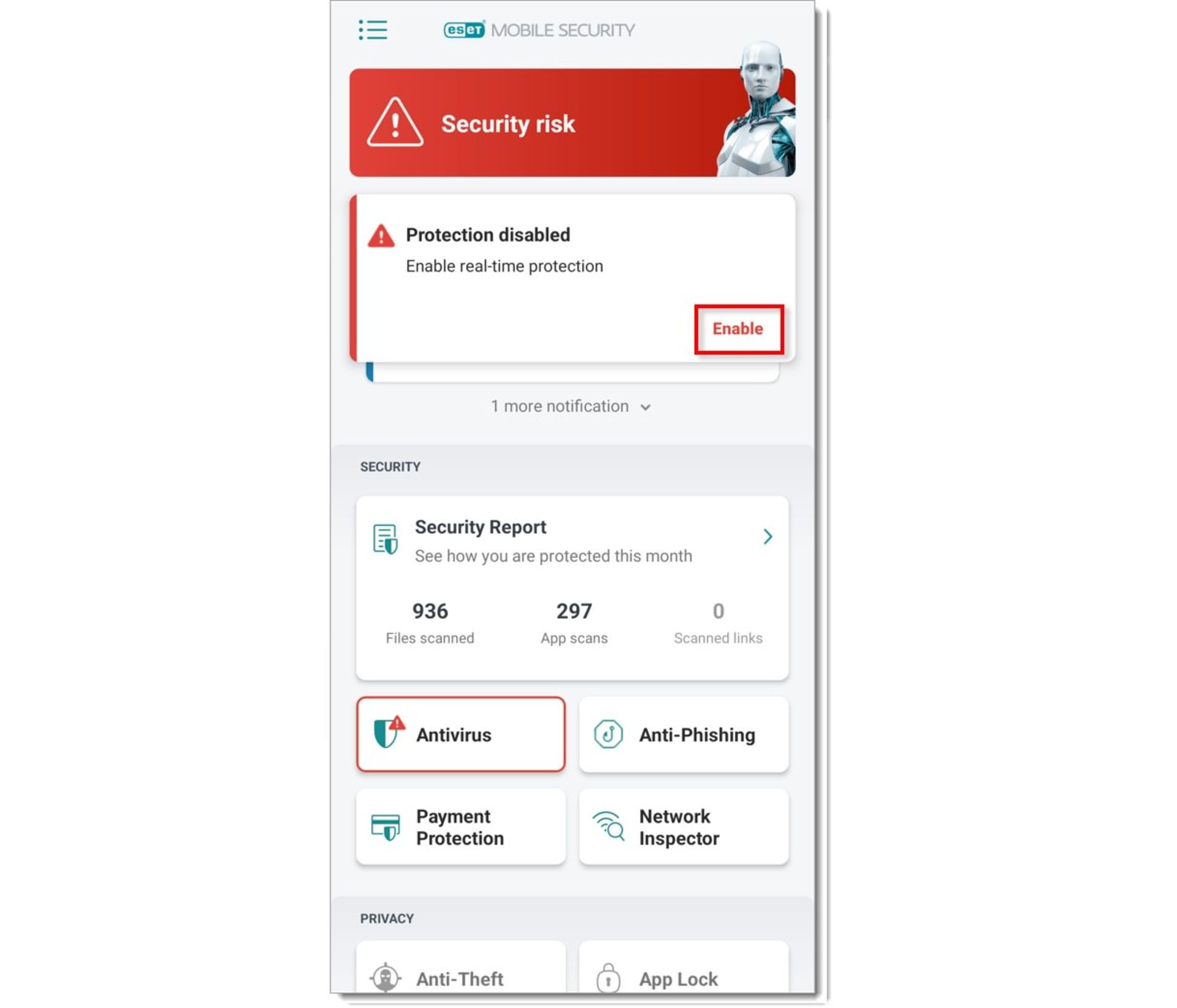 روش غیرفعال کردن آنتی ویروس ESET در موبایل