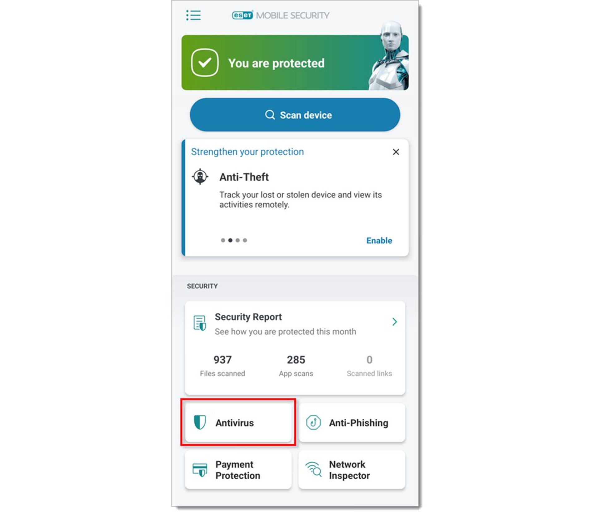 روش غیرفعال کردن آنتی ویروس ESET در موبایل