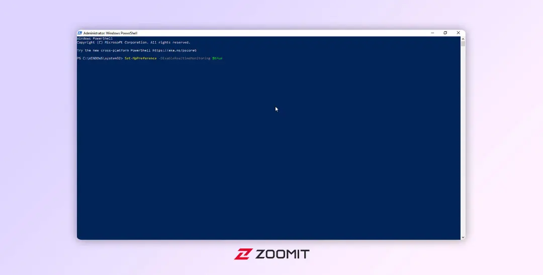 محیط PowerShell در ویندوز ۱۰