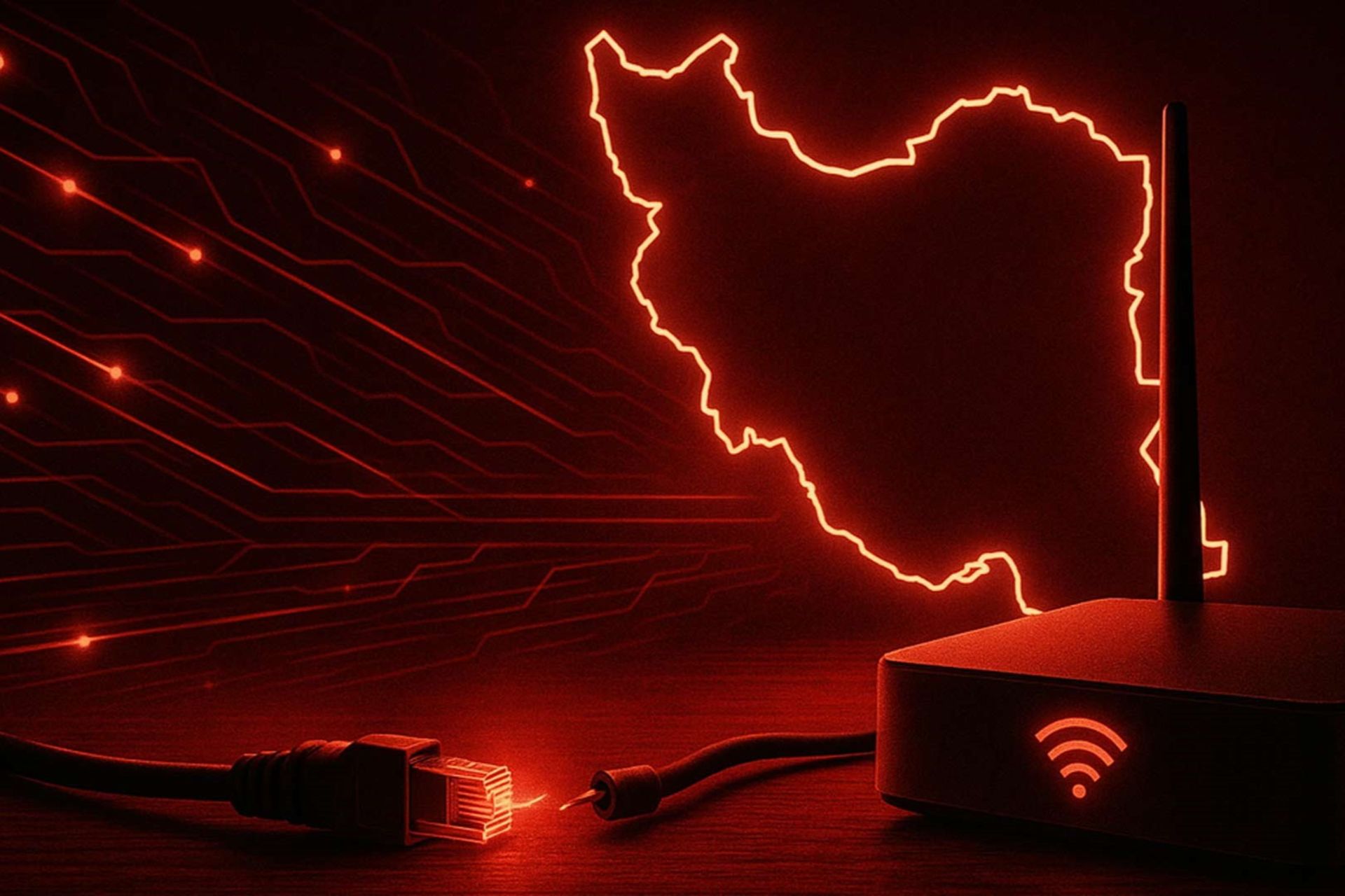 قطعی اینترنت در ایران