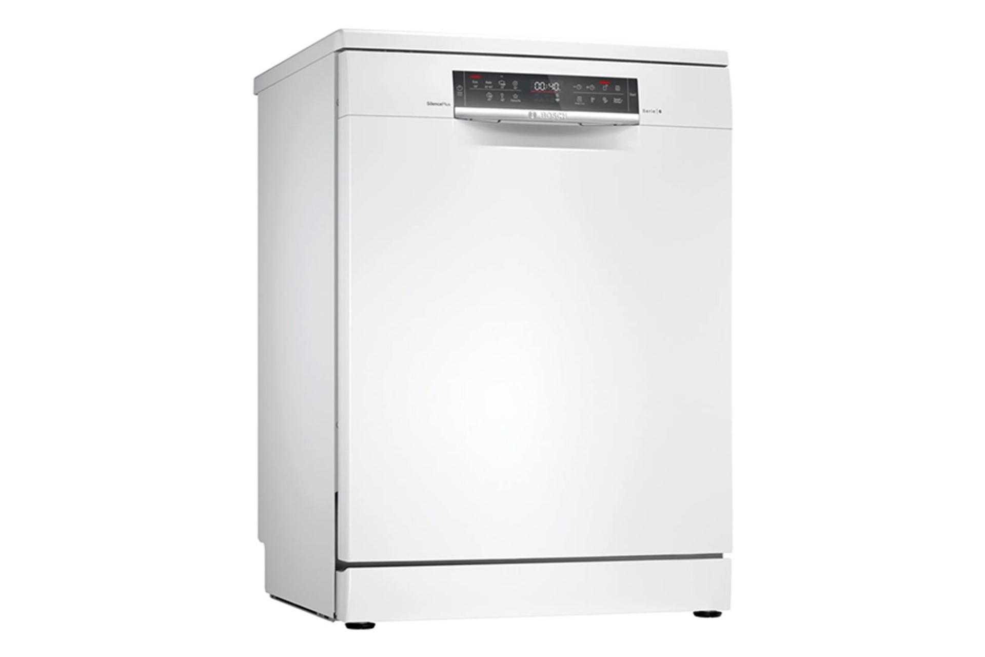ماشین ظرفشویی بوش Bosch SMS6HMW76Q نمای جلو رنگ سفید