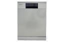 ماشین ظرفشویی زیرووات Zerowatt FCD-3550 نمای جلو رنگ نقره ای
