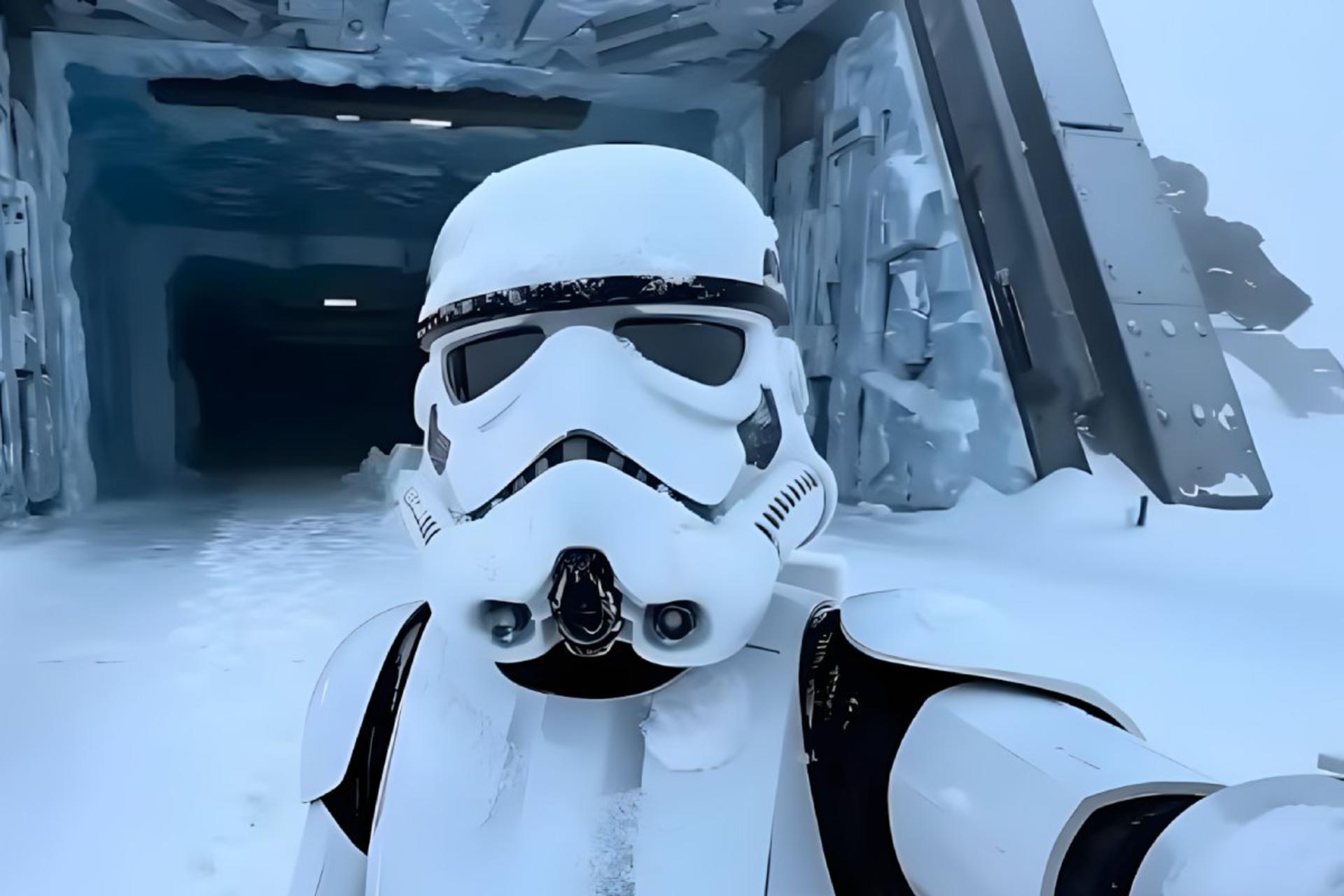 شخصیت دیزنی از جنگ ستارگان ساخت شده با هوش مصنوعی