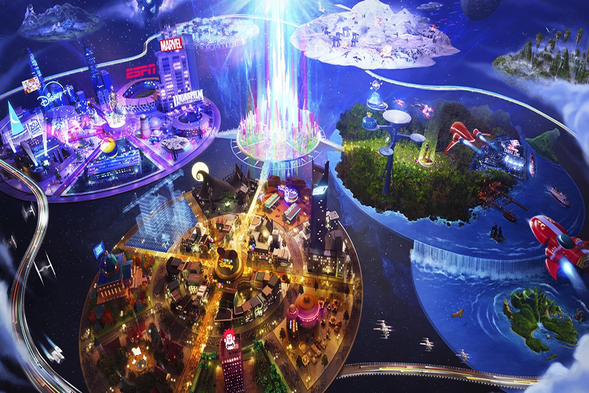 نمایی از دنیای جدید بازی شرکت های دیزنی و اپیک گیمز