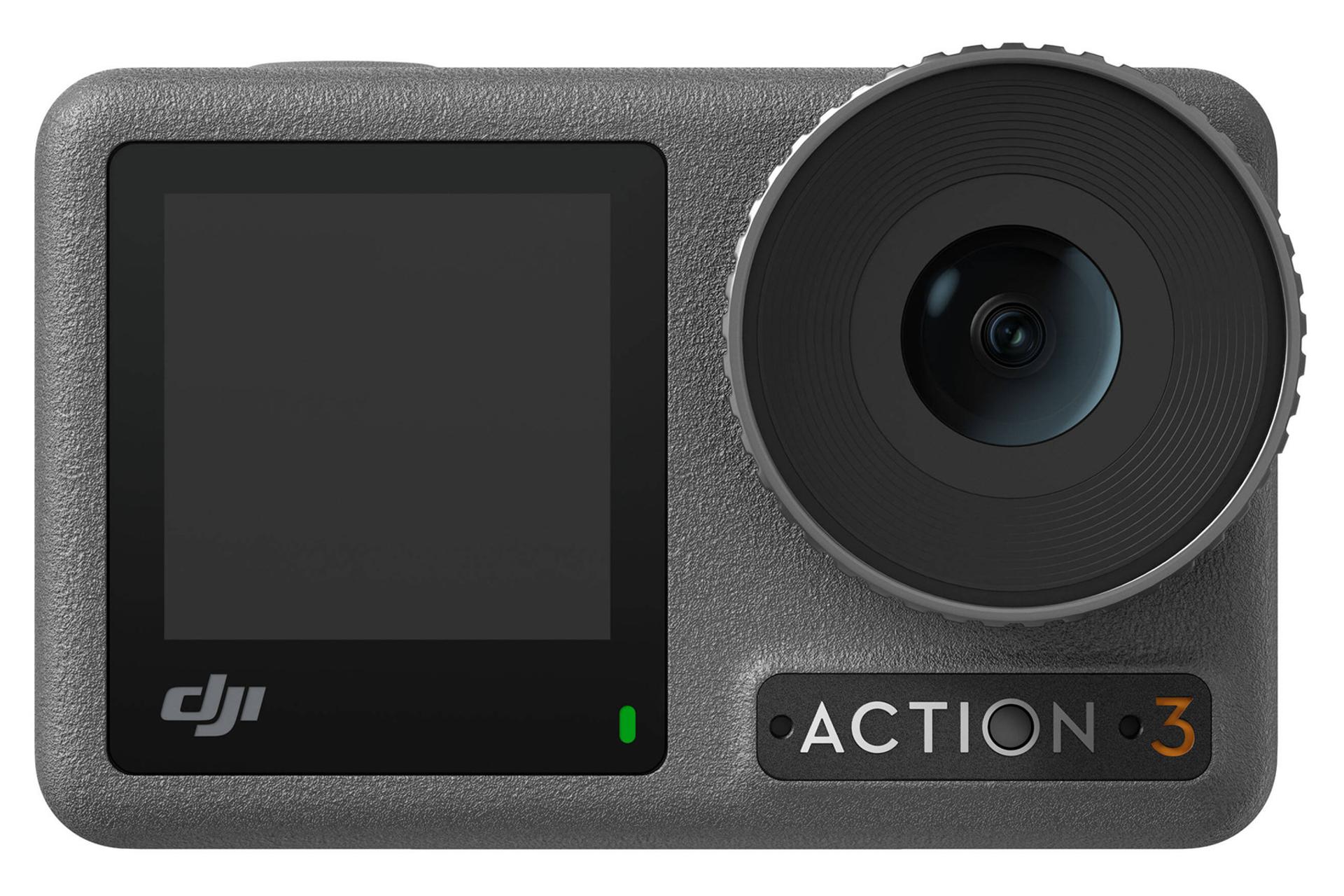 دوربین دی جی آی DJI Osmo Action 3 نمای جلو صفحه نمایش خاموش
