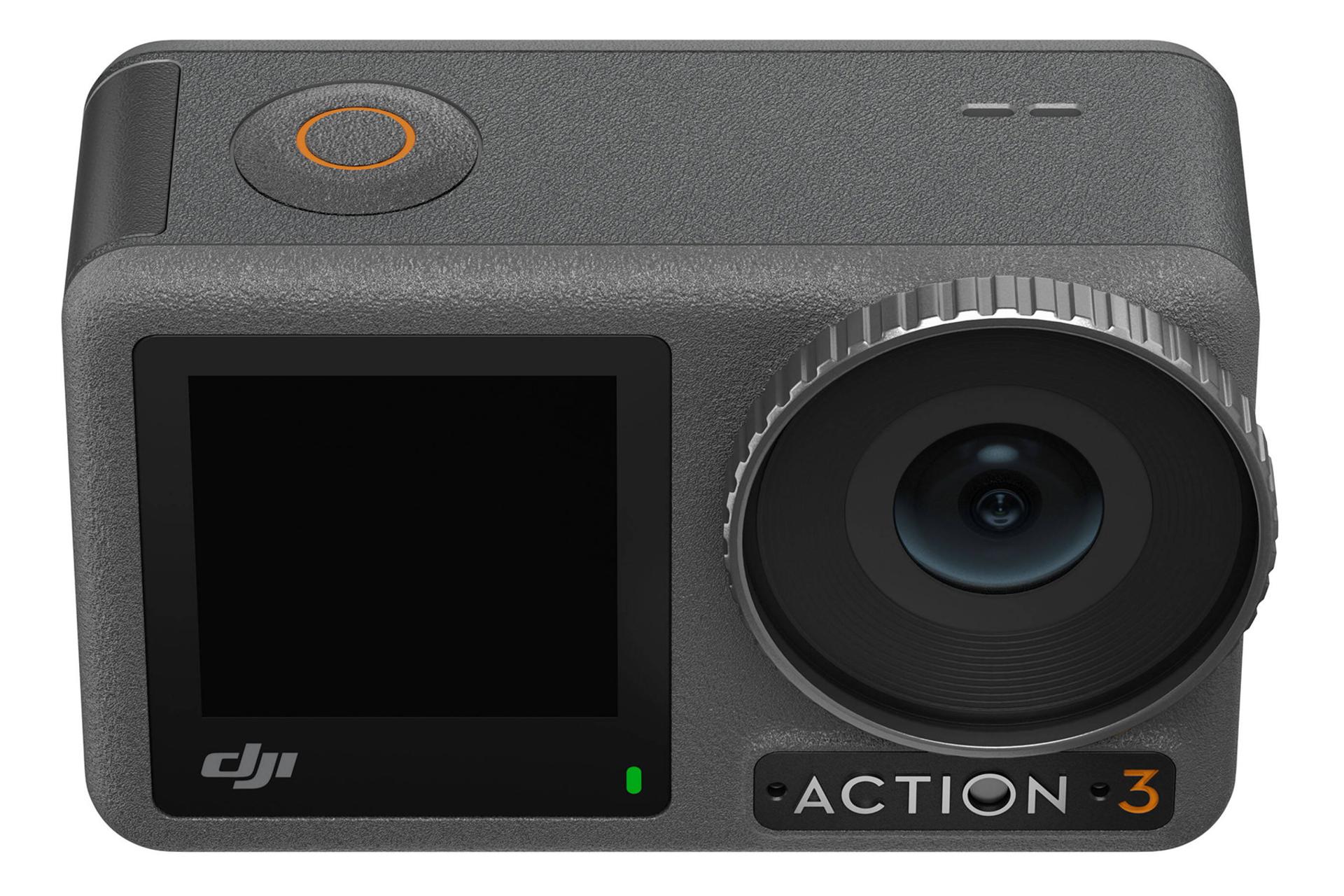 دوربین دی جی آی DJI Osmo Action 3 نمای جلو و بالا