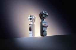 نمای جلو دوربین گیمبال دی‌جی‌آی Osmo Pocket 4P
