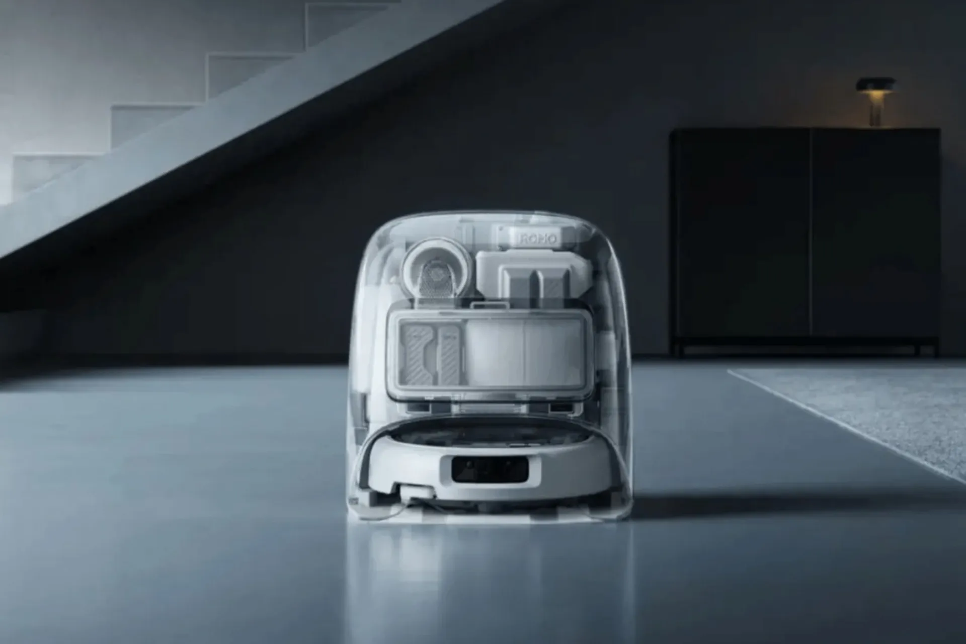 جاروبرقی رباتیک دی‌جی‌آی از نمای جلو