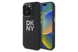 قاب گوشی دی کی ان وای مدل Liquid Silicone Metal Logo مناسب اپل iPhone 16 Pro Max