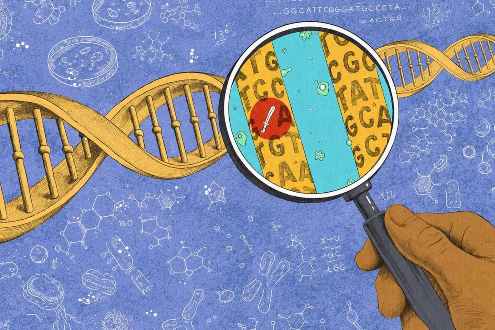تکه‌ای از DNA