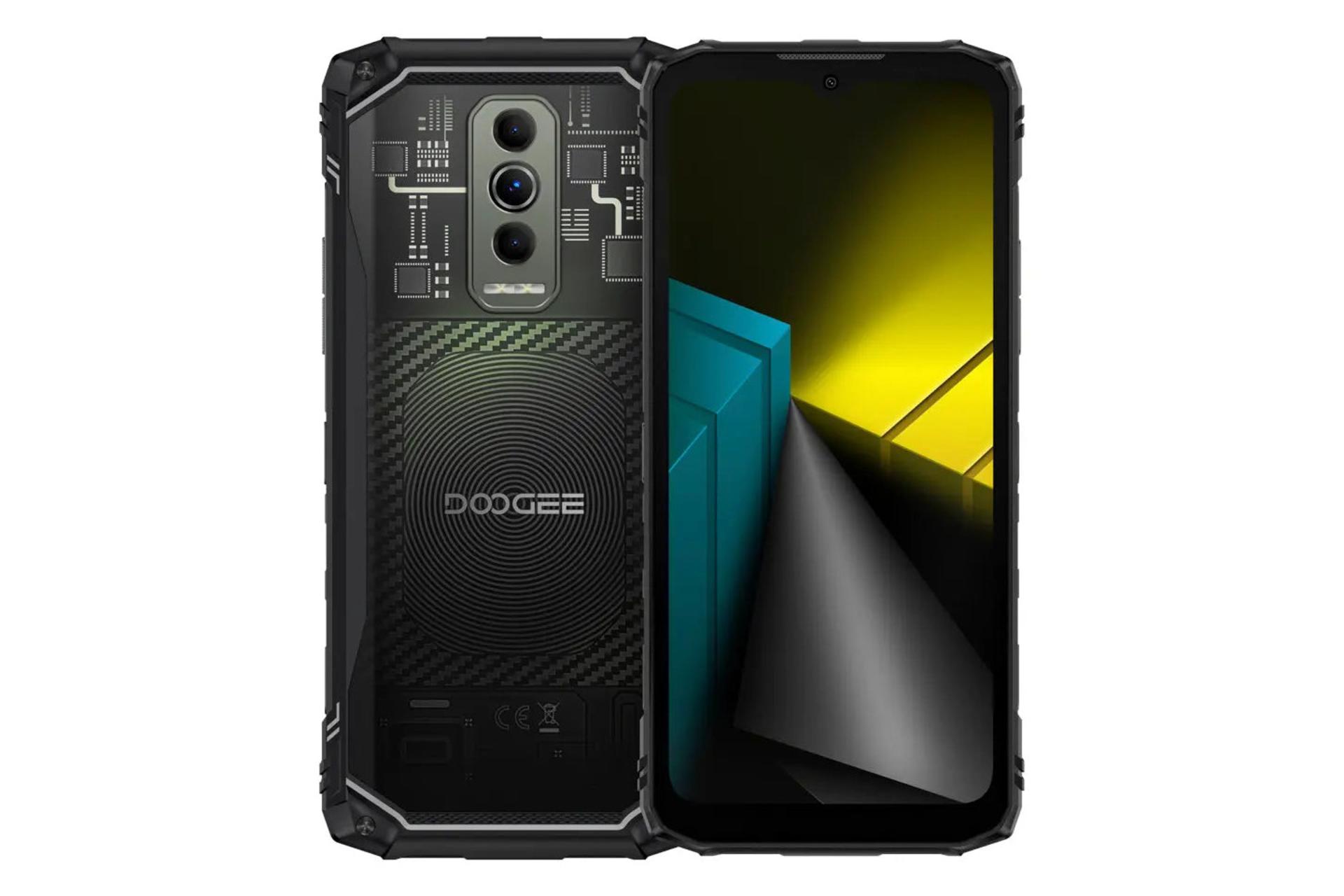 پنل جلو و پشت گوشی موبایل دوجی Doogee Blade10 Ultra Energy مشکی