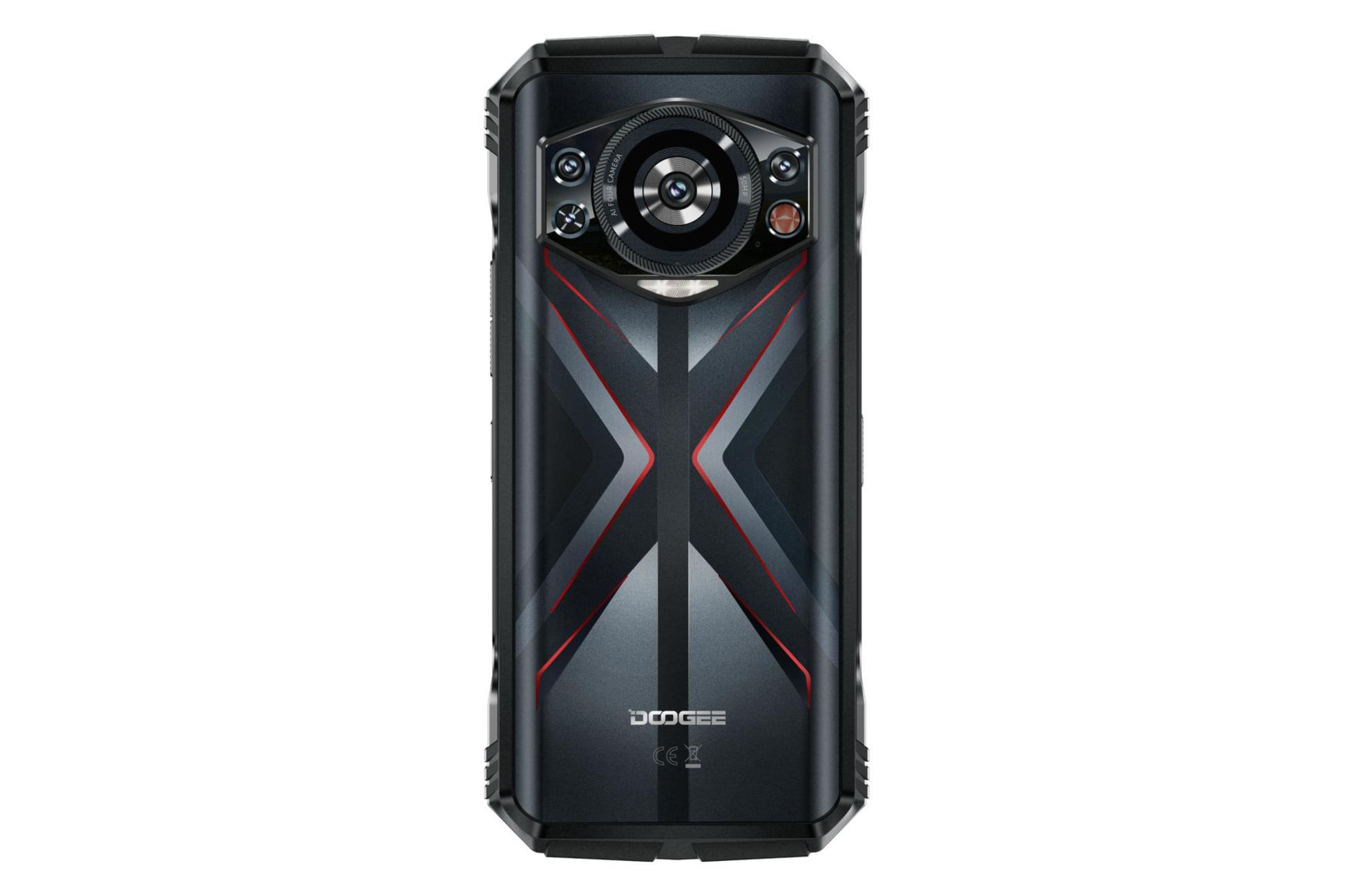 پنل پشت گوشی موبایل دوجی Doogee S118 مشکی و قرمز