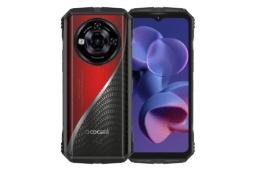پنل جلو و پشت گوشی موبایل S118 پرو دوجی مشکی و قرمز / Doogee S118 Pro