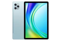 نمای کلی تبلت تب G6 دوجی / Doogee Tab G6 با نمایشگر روشن و نمایش دوربین پنل پشت