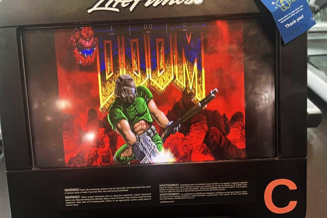 اجرای doom روی دستگاه 