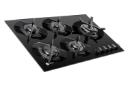 نمای سمت چپ اجاق گاز صفحه ای درسا آرتا DG2103-5R رنگ مشکی