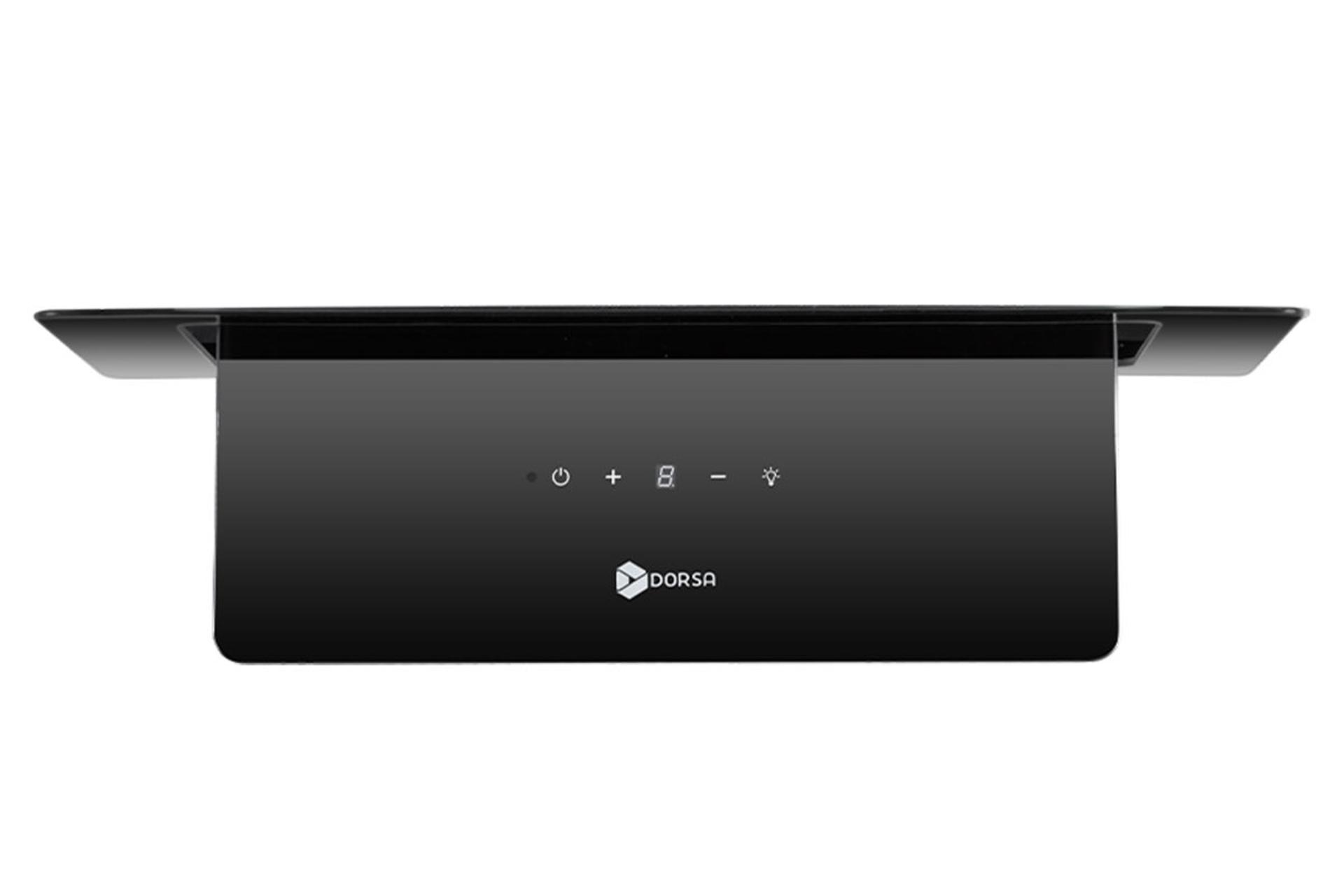  نمای جلوی در هود مخفی درسا DH1413-60 رنگ مشکی