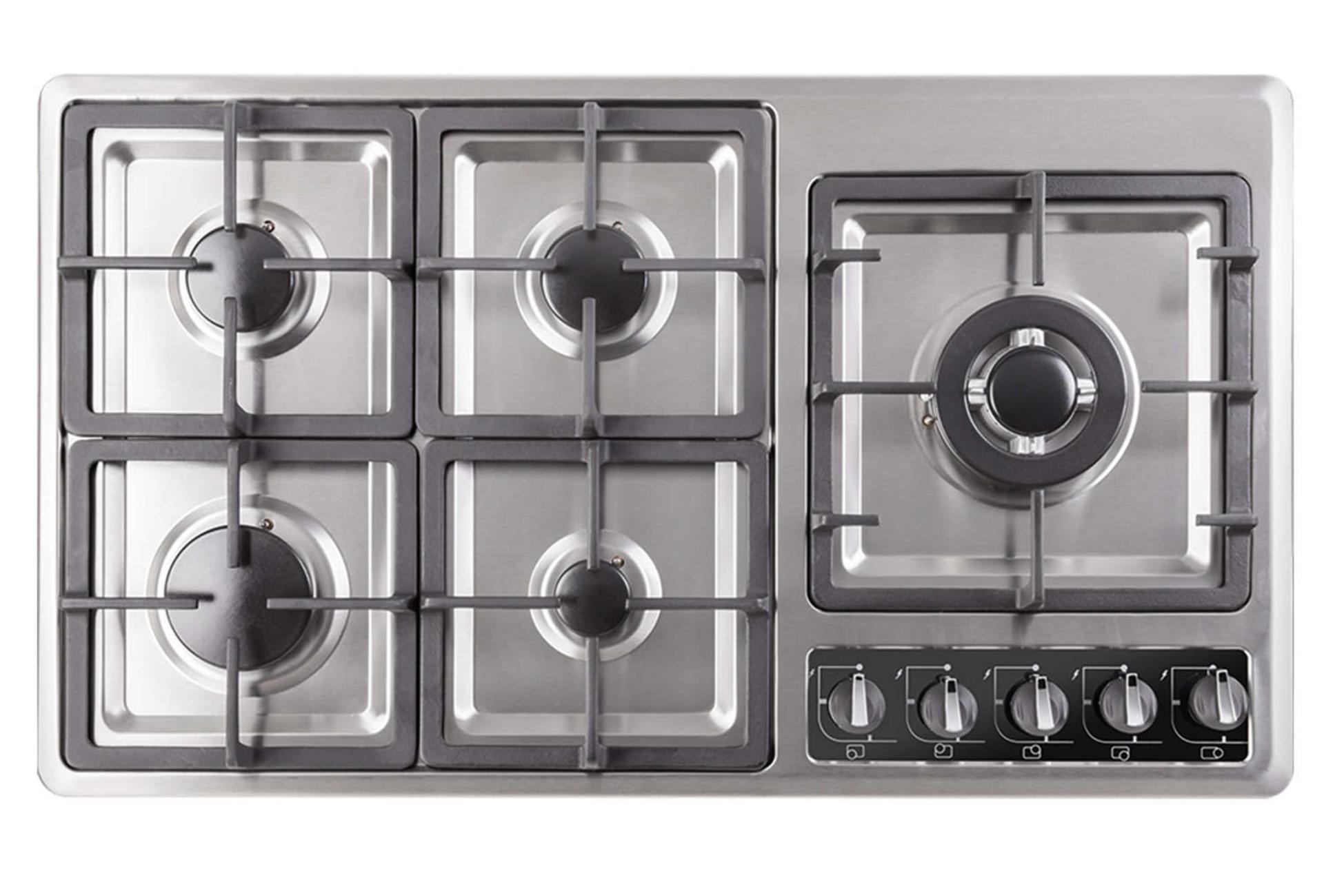 نمای بالای اجاق گاز صفحه ای درسا دینا DG2302-5R