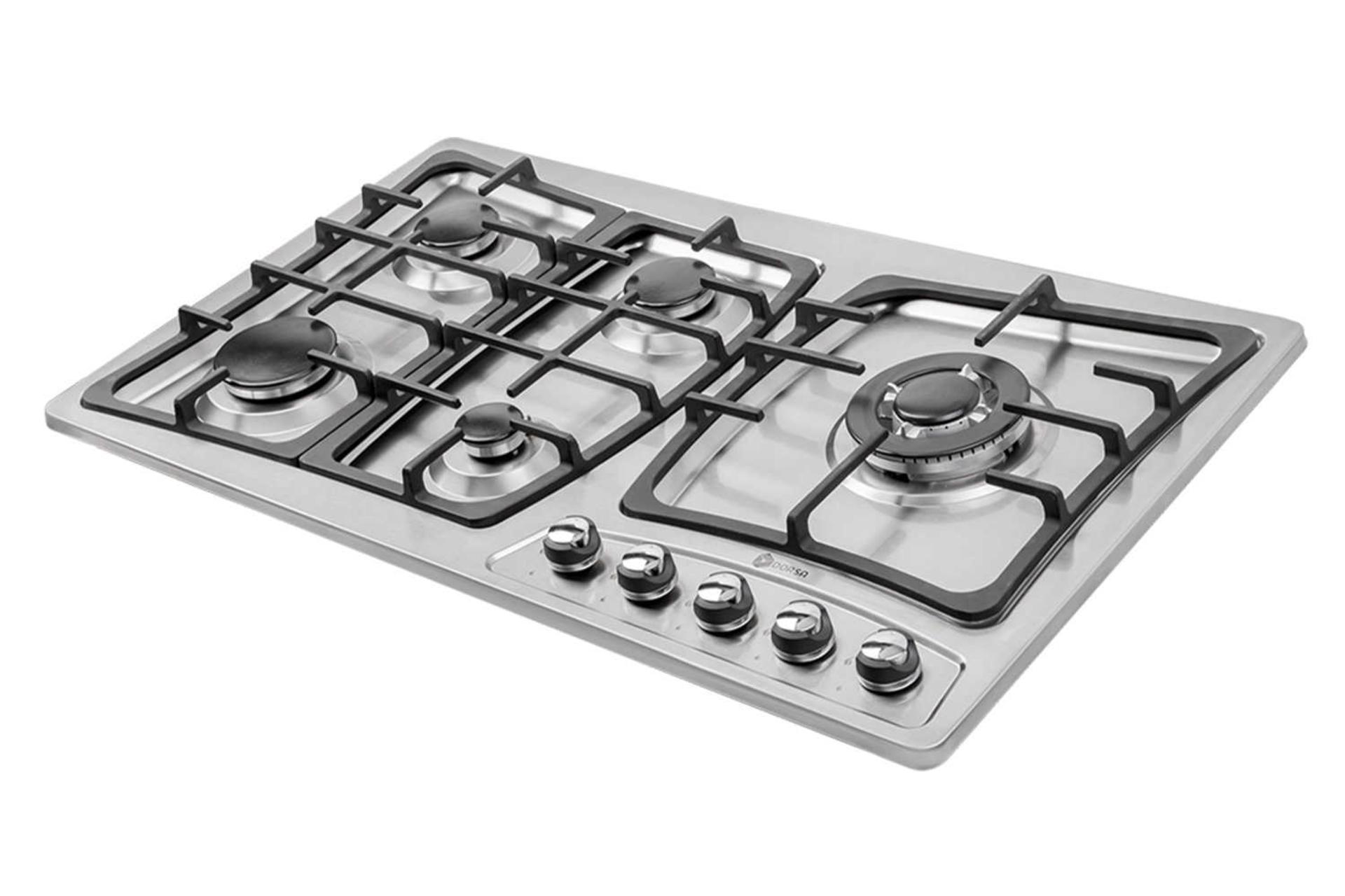نمای سمت راست اجاق گاز صفحه ای درسا لیان DG2206-5R