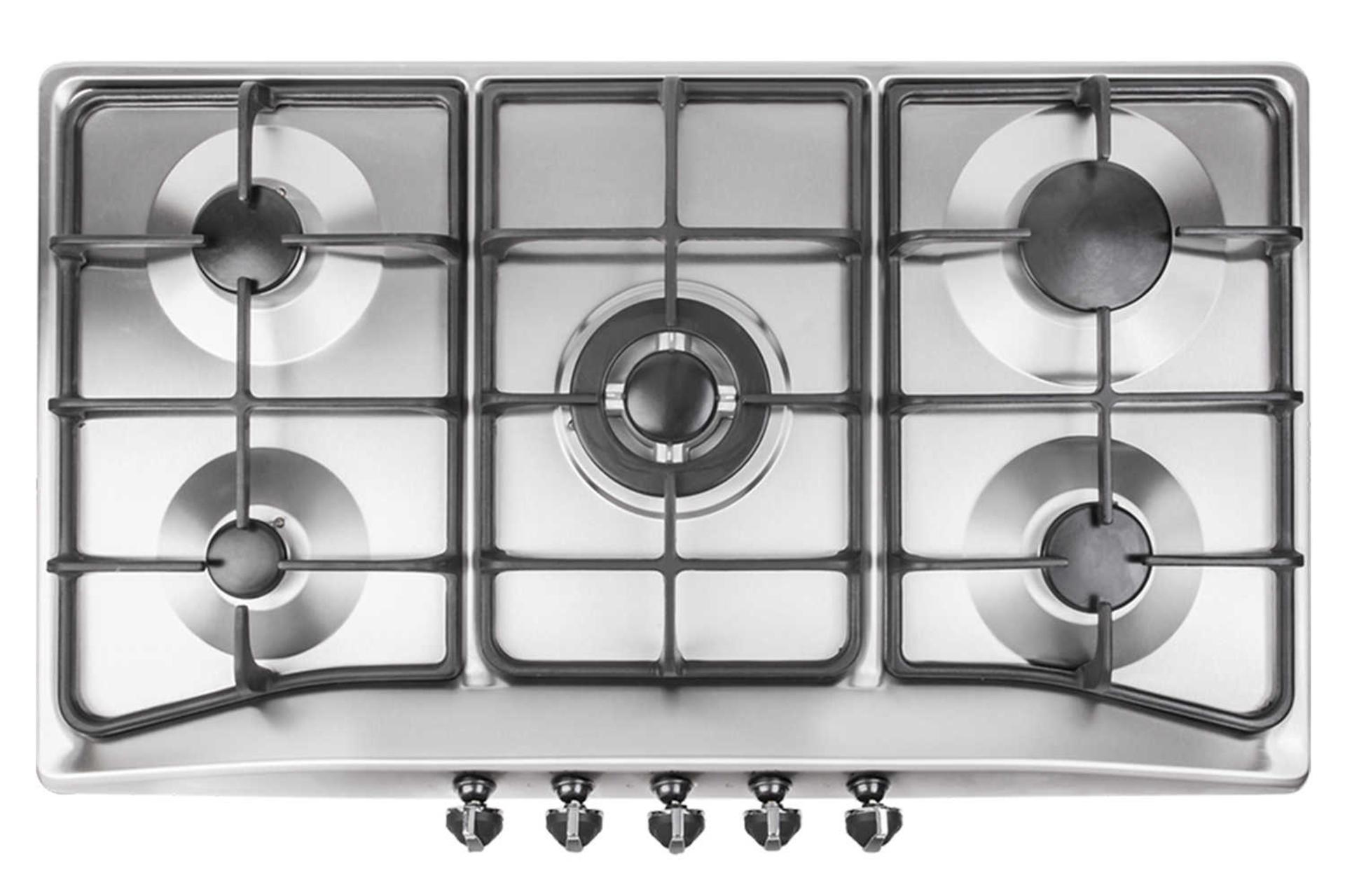 نمای بالای اجاق گاز صفحه ای درسا رایکا DG2207-5M