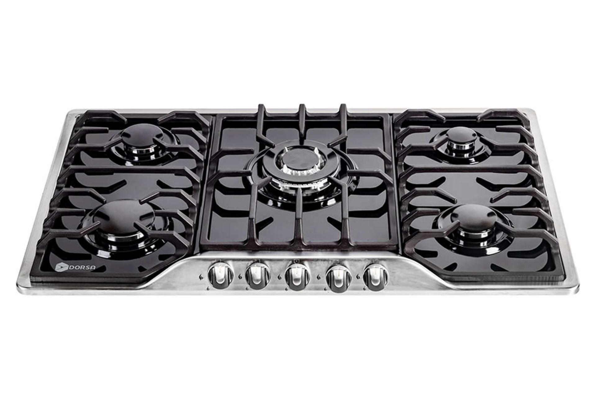 نمای جلوی اجاق گاز صفحه ای درسا ریتا DG2300-5M