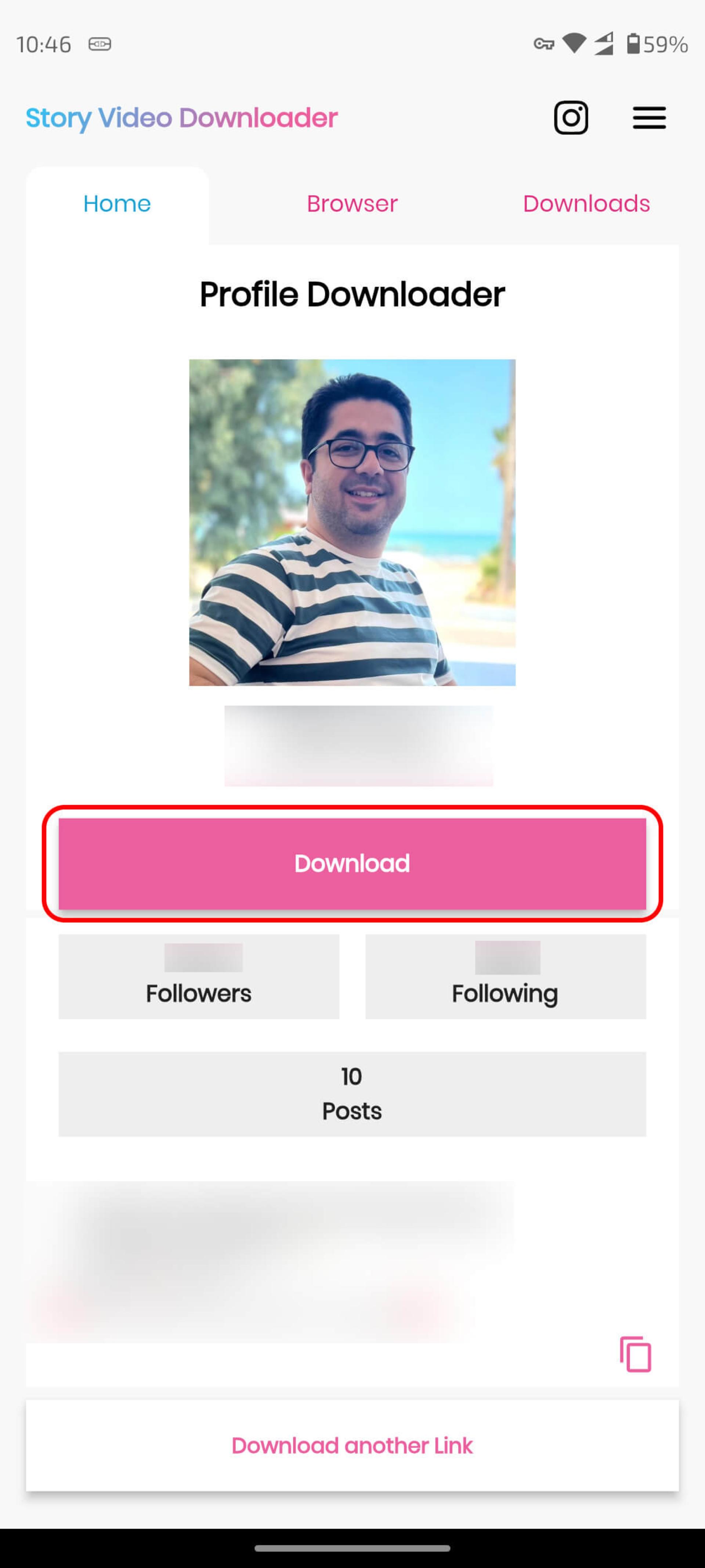 برنامه ذخیره كردن عکس پروفایل اینستاگرام