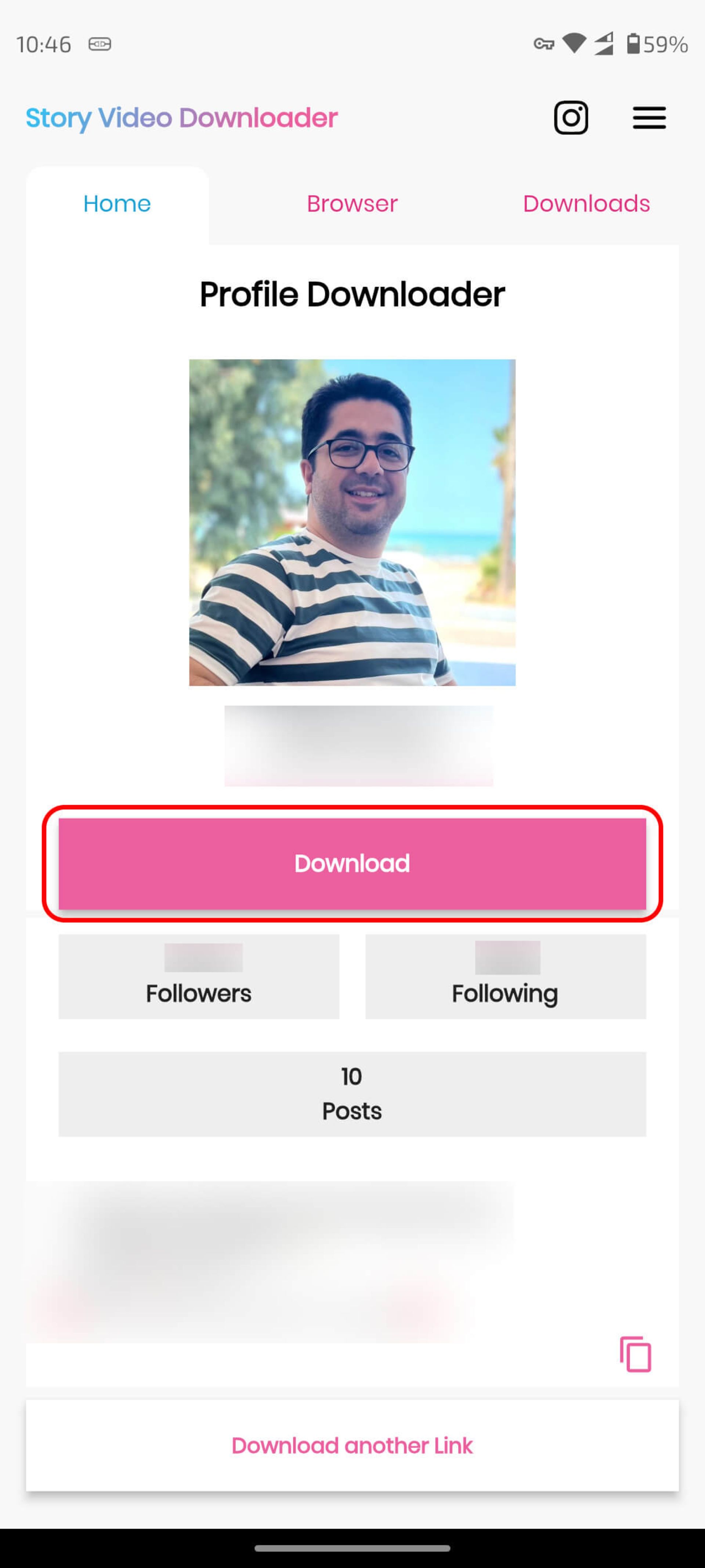 برنامه ذخیره كردن عکس پروفایل اینستاگرام