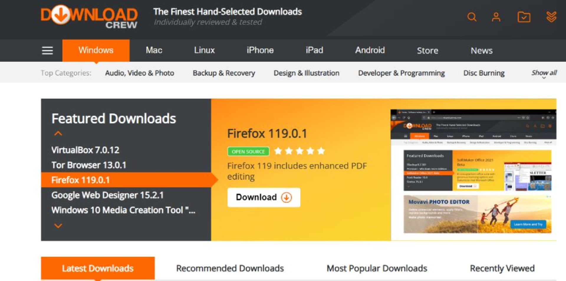 سایت دانلود رایگان downloadcrew