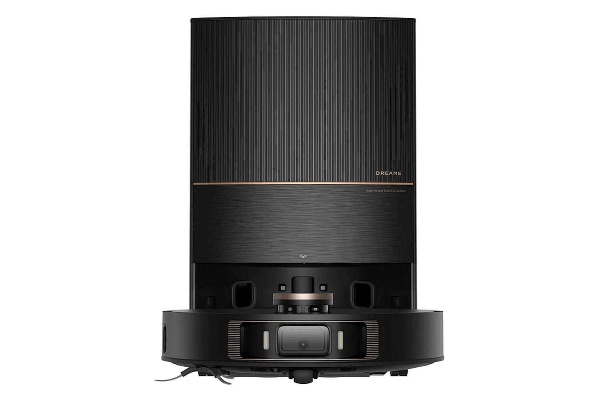 نمای جلوی جارو رباتیک دریم L30 Ultra به همراه مخزن تخلیه خودکار