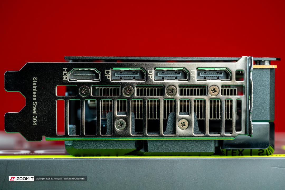 درگاه‌های کارت گرافیک  Asus Dual RTX 5060 OC