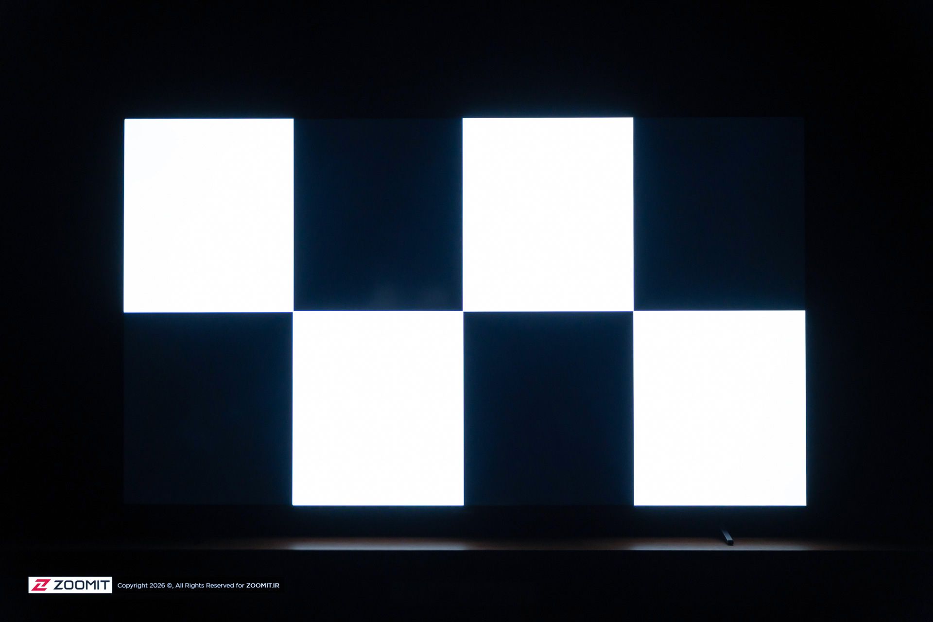 تست رزولوشن تلویزیون ایکس‌ویژن XCU700