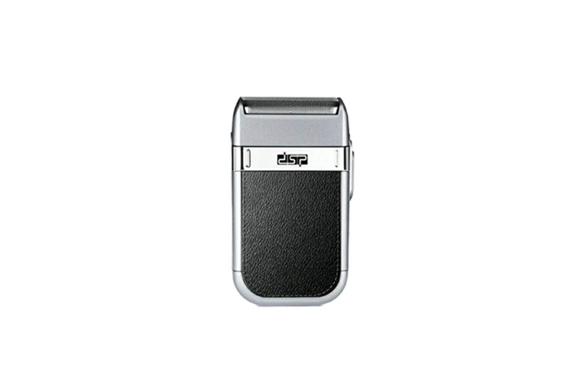 ماشین اصلاح و ریش تراش دی اس پی DSP 60019 نمای جلو رنگ نقره ای