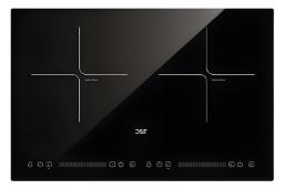 اجاق گاز صفحه ای و رومیزی دی اس تی DST i2H-01 رنگ مشکی