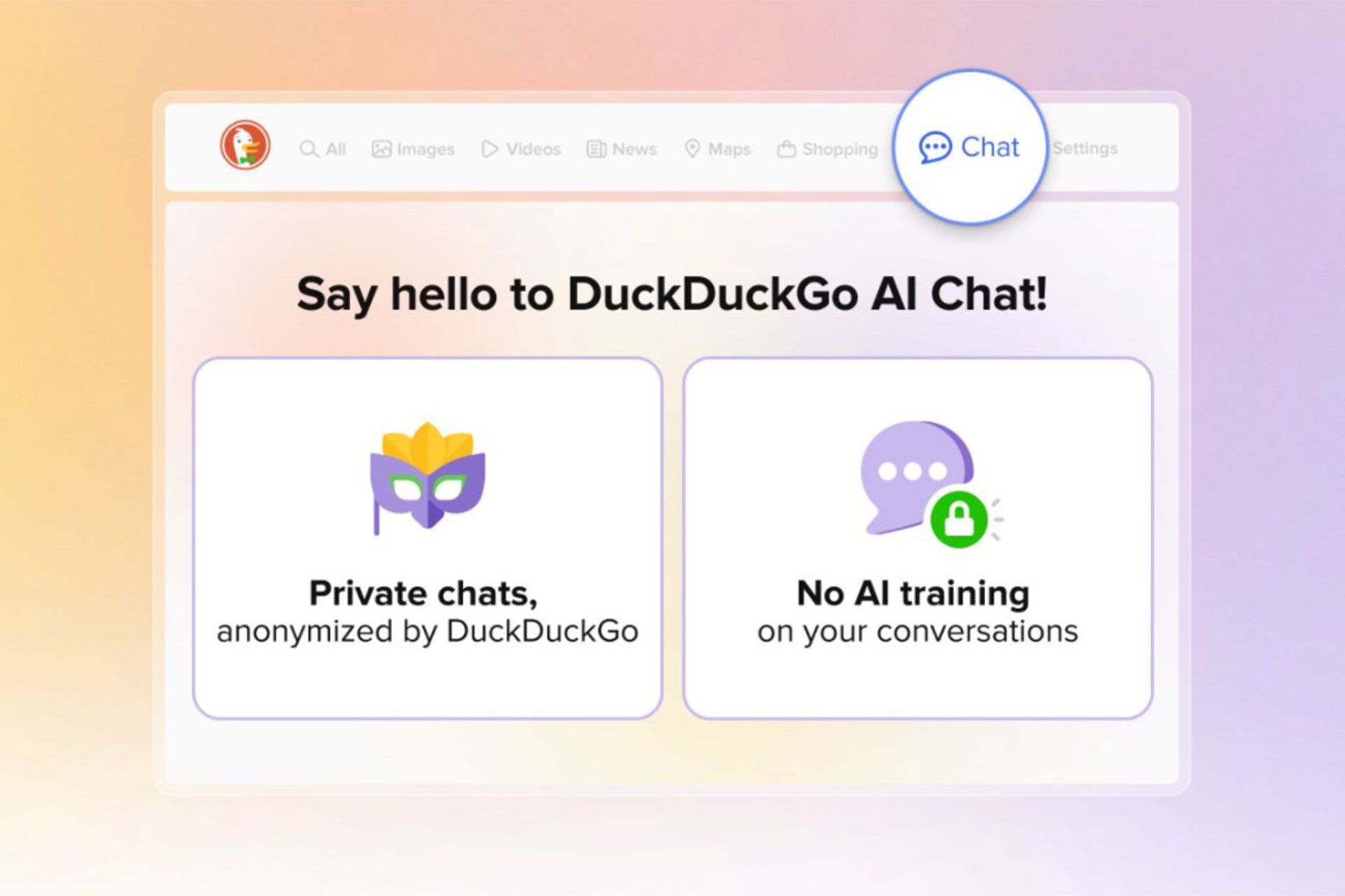 هوش مصنوعی در DuckDuckGo