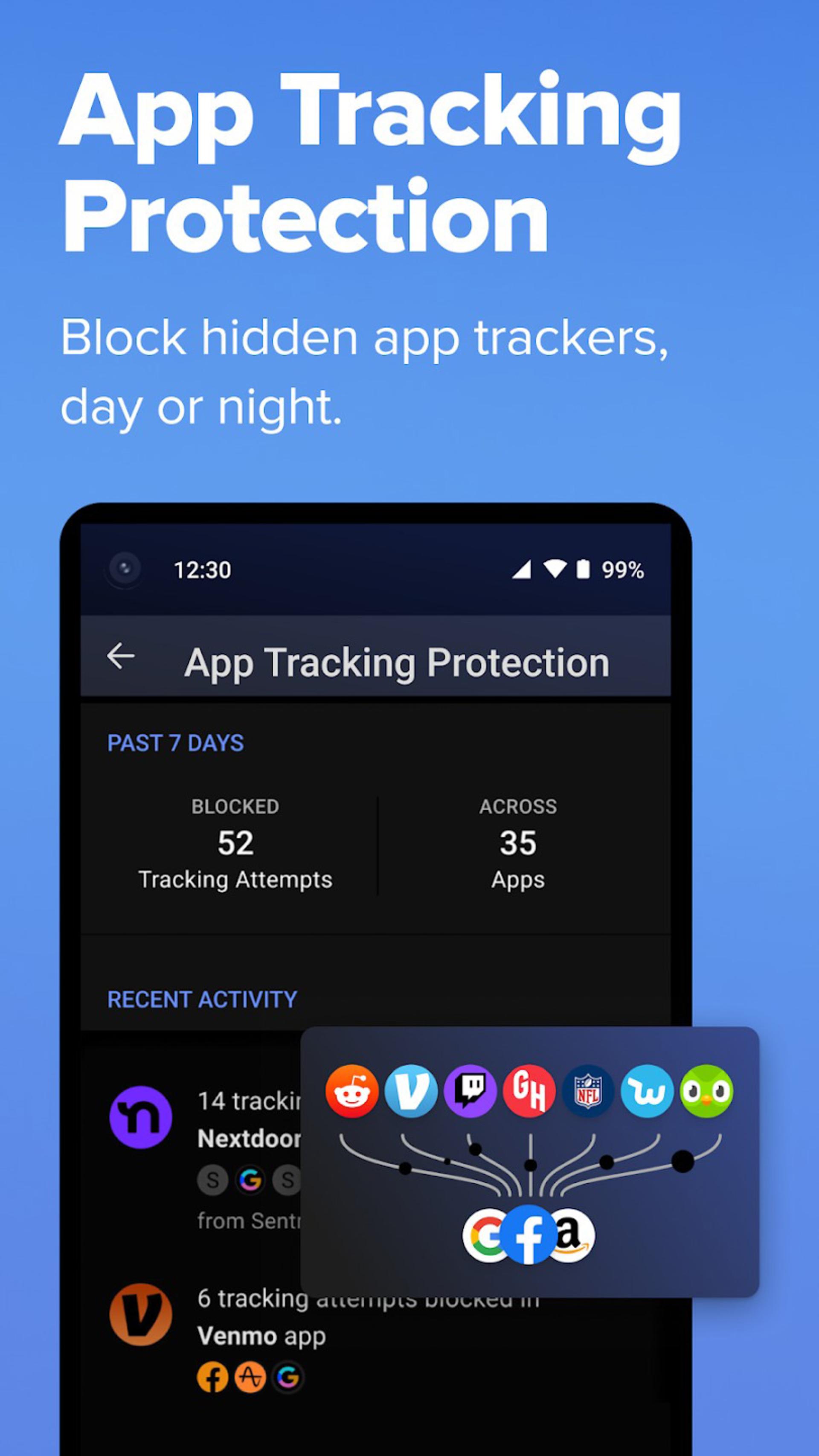 قابلیت محافظت در مقابل ردیابی عملکرد در مرورگر DuckDuckGo در گوشی