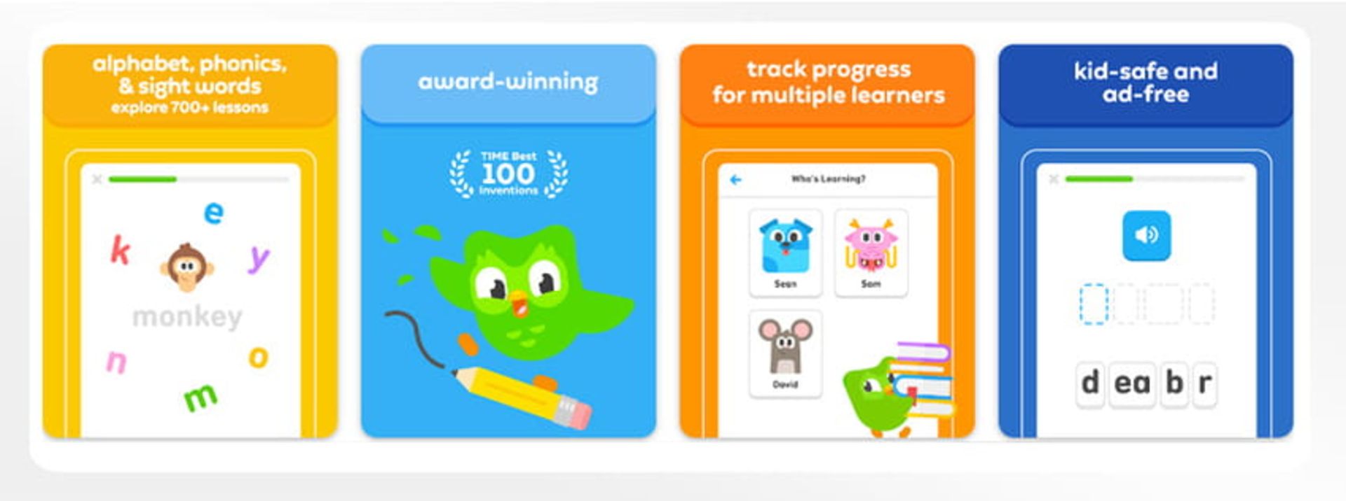 اپلیکیشن Duolingo ABC