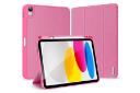 قاب تبلت کیف کلاسوری دوکس دوکیس مدل Domo مناسب اپل iPad 10.9 2022 رنگ صورتی