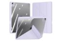 رنگ بنفش قاب تبلت کیف کلاسوری دوکس دوکیس مدل Magi مناسب اپل iPad Air 13 2024