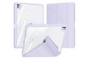 رنگ بنفش قاب تبلت کیف کلاسوری دوکس دوکیس مدل Magi مناسب اپل iPad Pro 11 2024