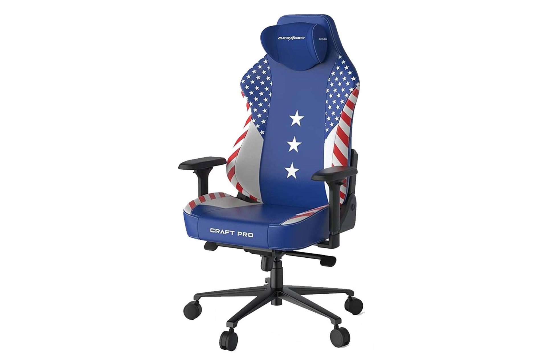 نمای سمت راست صندلی گیمینگ دی ایکس ریسر Craft Pro USA Edition