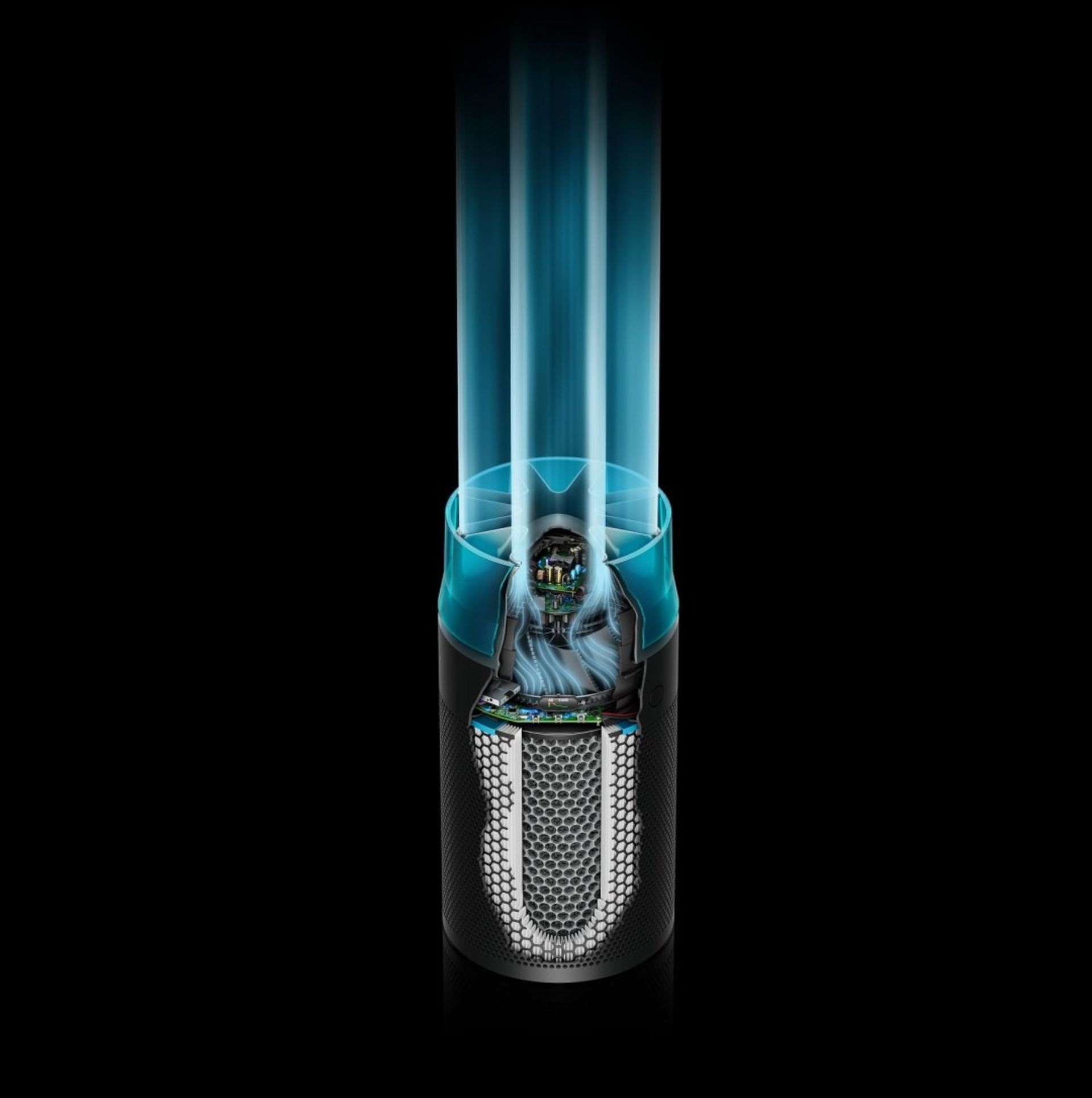نازل ستاره‌ای شکل دستگاه تصفیه‌‌ هوای HushJet Purifier Compact