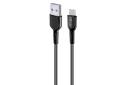 کابل شارژ USB ارلدام Type-A به Micro-USB مدل Power Bank Cable با طول 0.25 متر رنگ مشکی