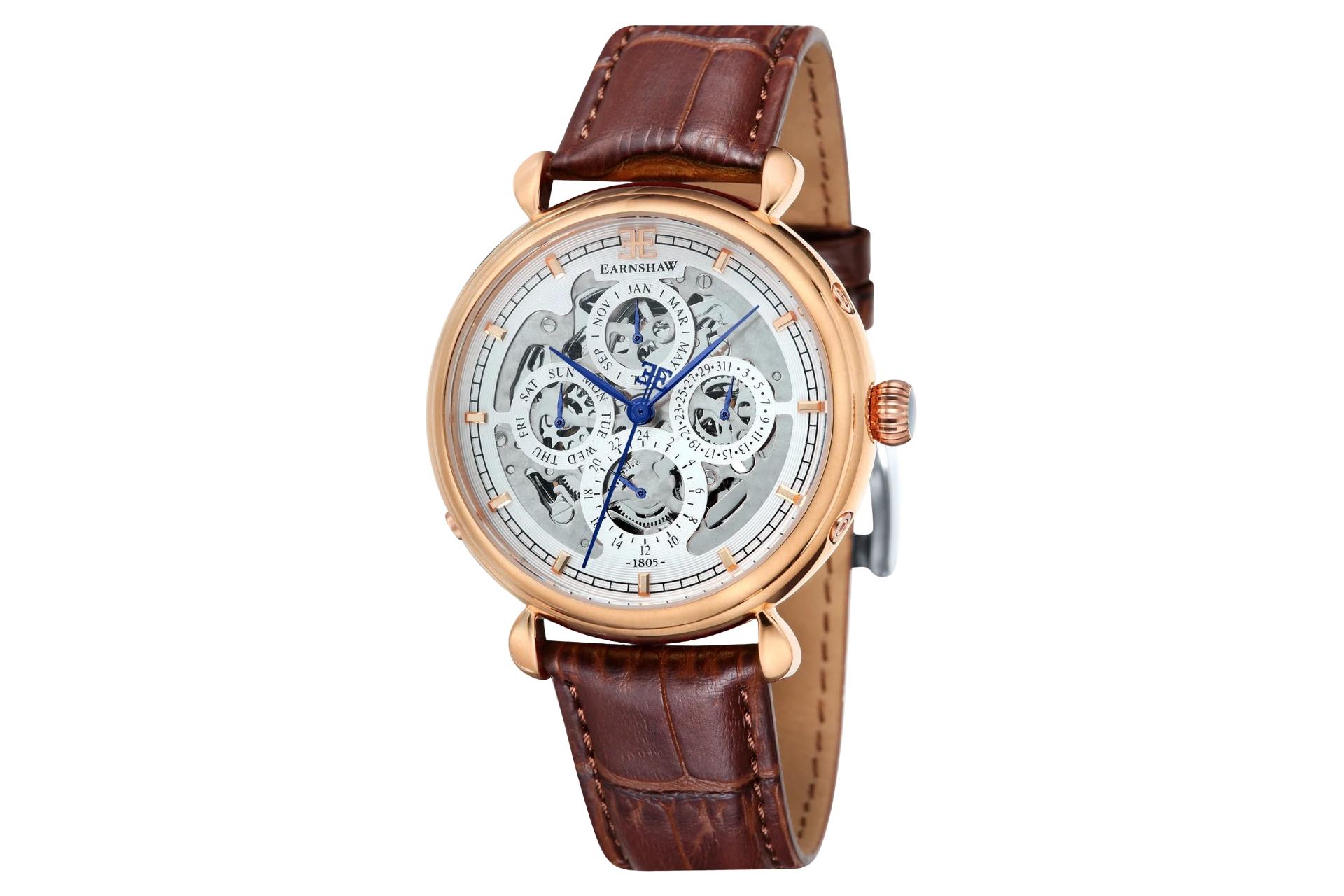 فریم، بند و صفحه ساعت مچی مردانه ارنشا Grand Calendar ES-8043-04