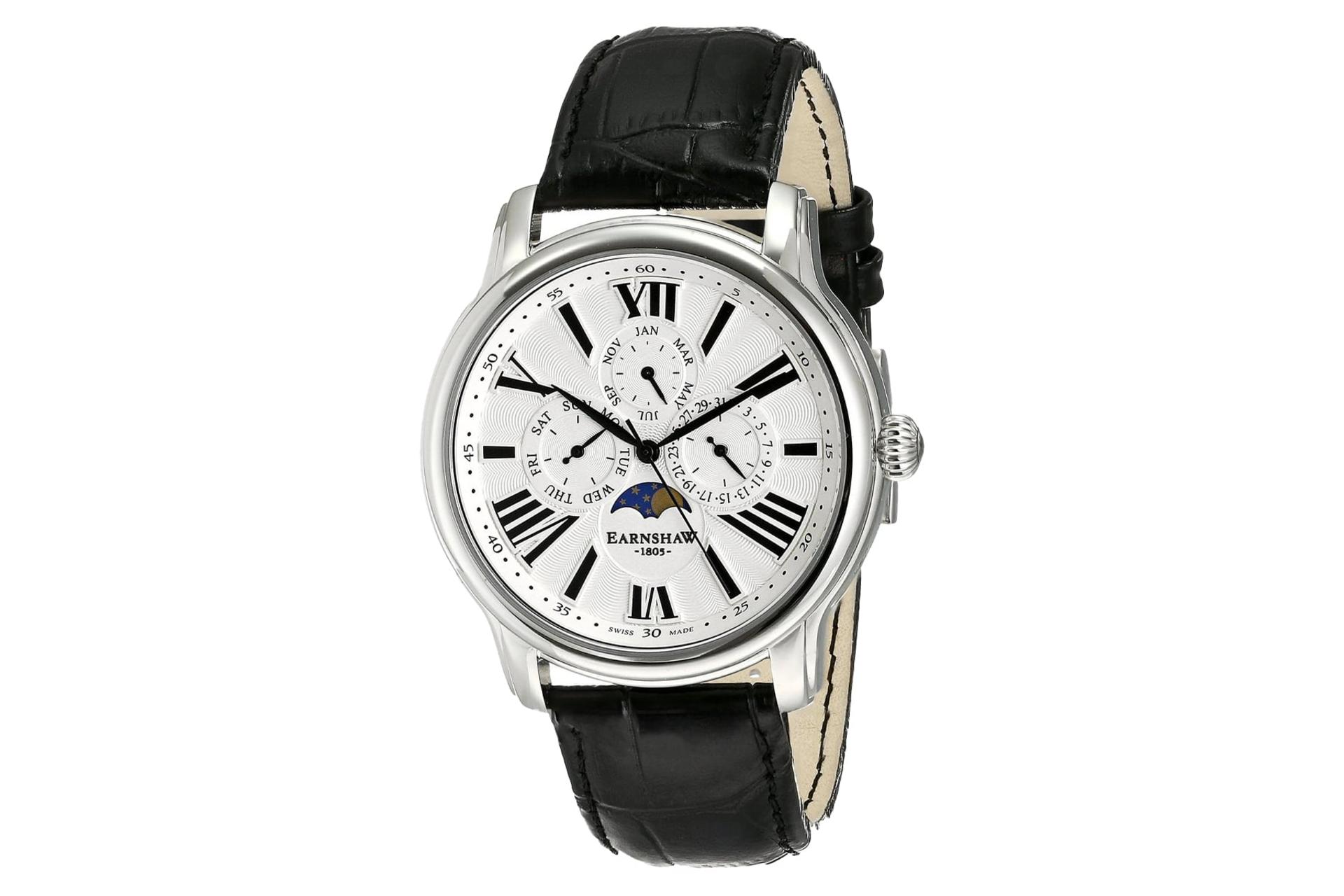 فریم، بند و صفحه ساعت مچی مردانه ارنشا Longitude ES-0025-01