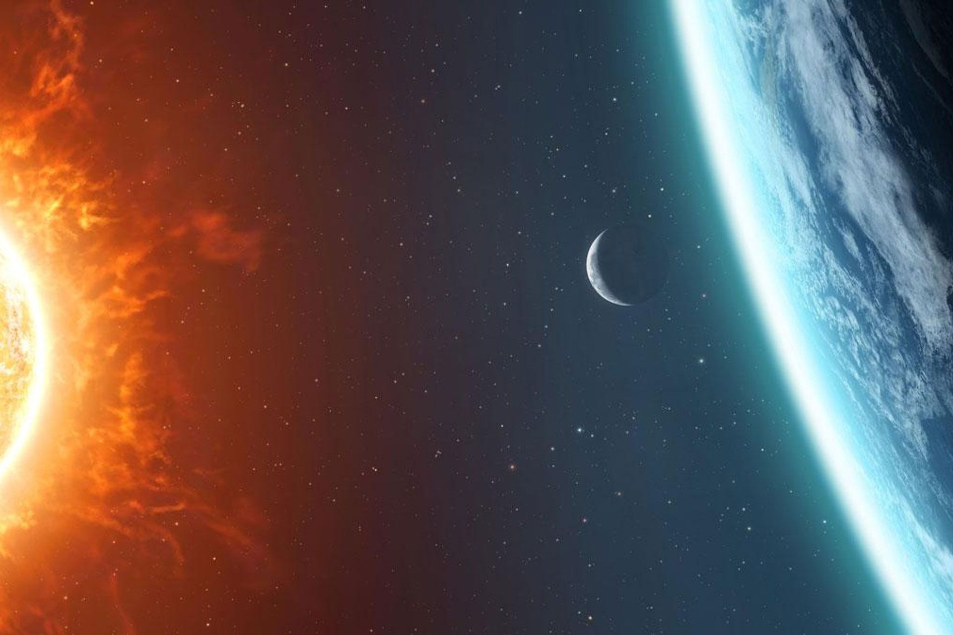 زمین و خورشید 