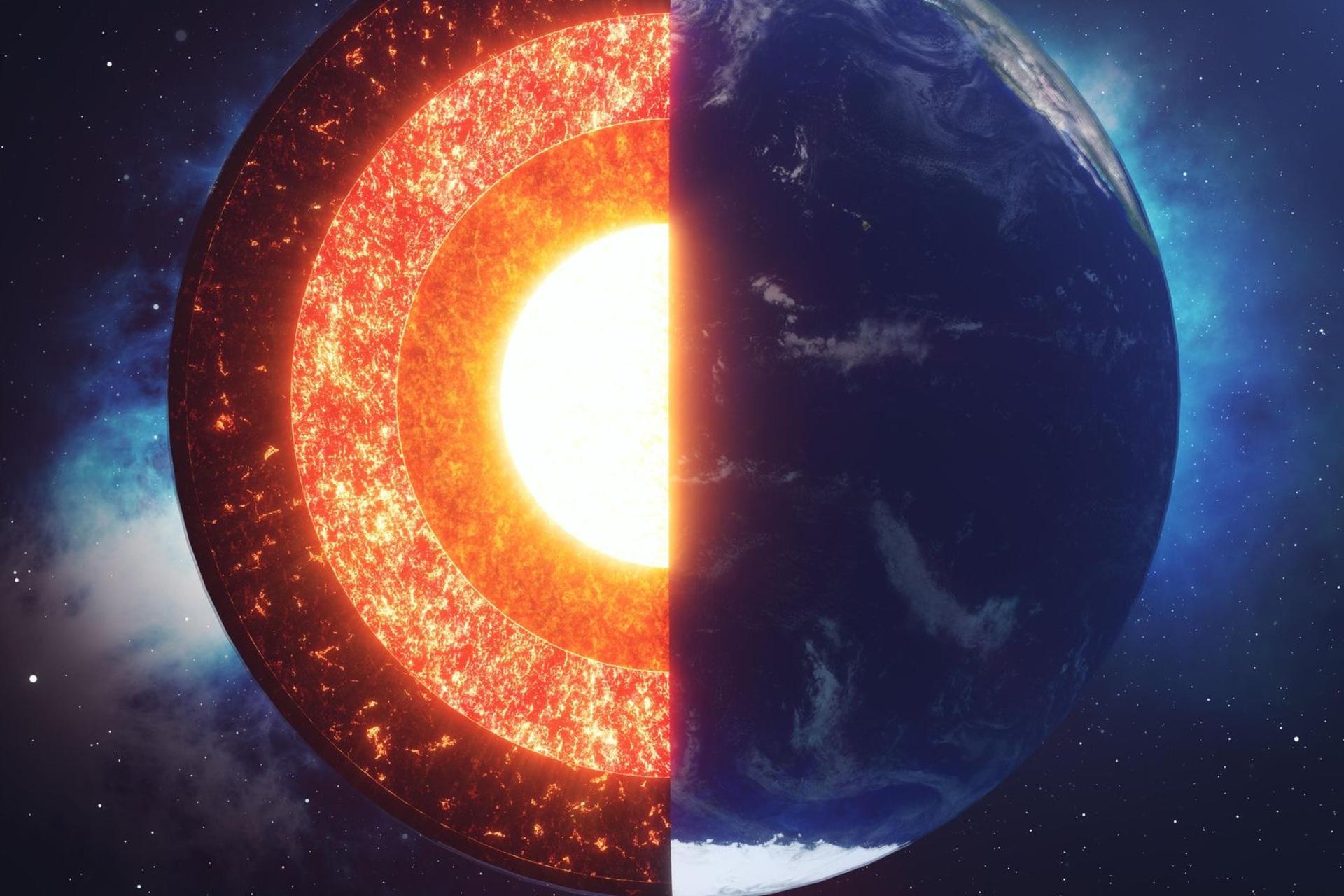 تصویرسازی لایه‌های درون زمین