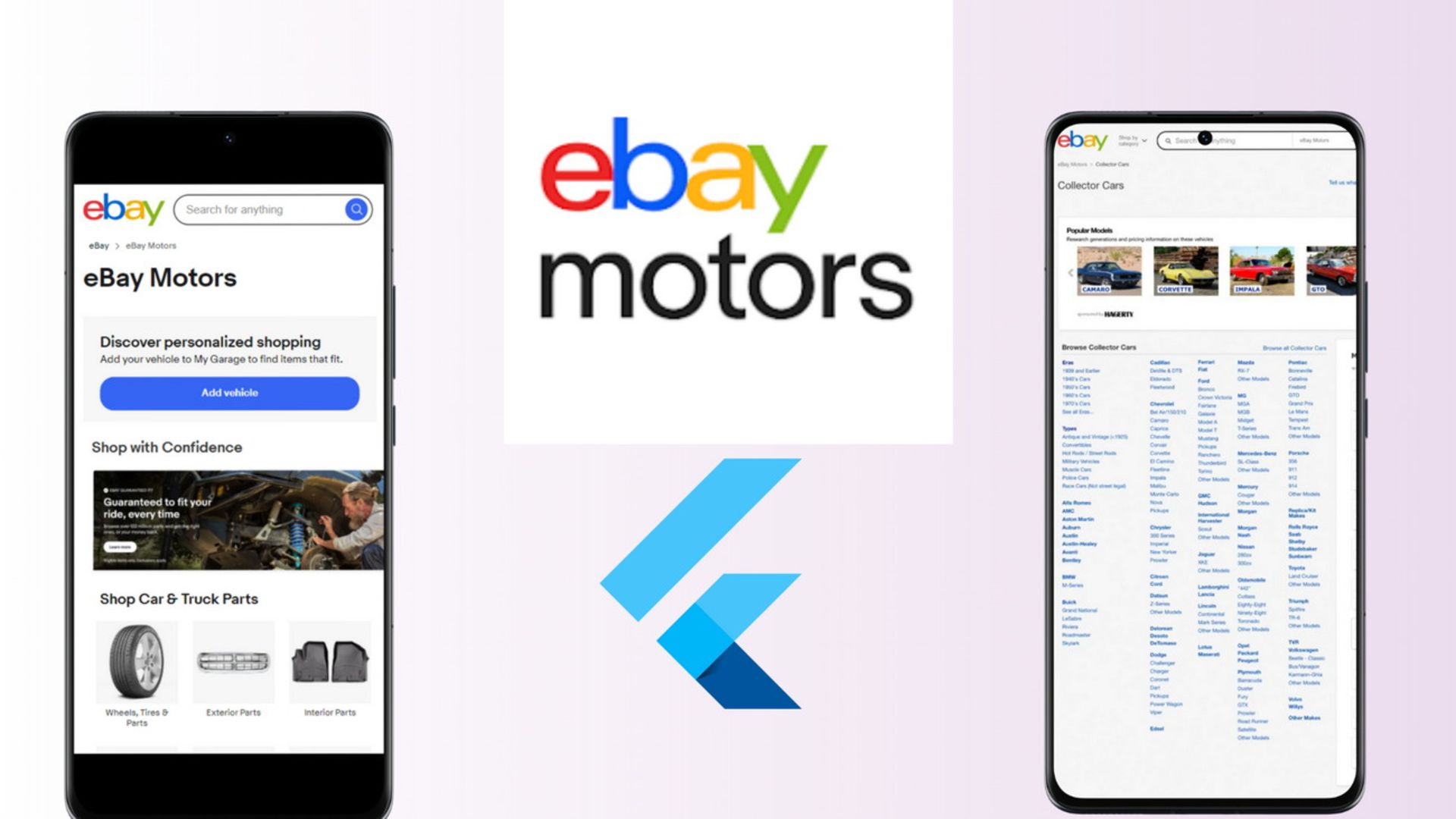 پلتفرم ebay Motors روی گوشی موبایل